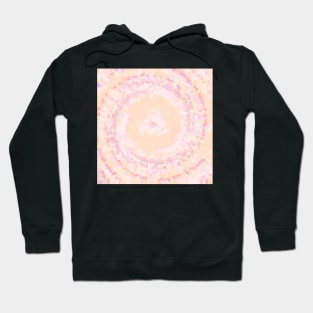 Peach and Rose Diamond Circle Hoodie